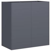 Plantenbak 80x40x80 cm koudgewalst staal antracietkleurig - thumbnail