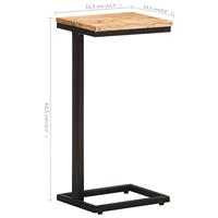VidaXL Bijzettafels 2 st 31,5x24,5x64,5 cm massief acaciahout - thumbnail