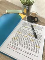 OXFORD Polyvision personaliseerbare presentatiealbum, formaat A4, uit PP, 20 tassen, blauw - thumbnail