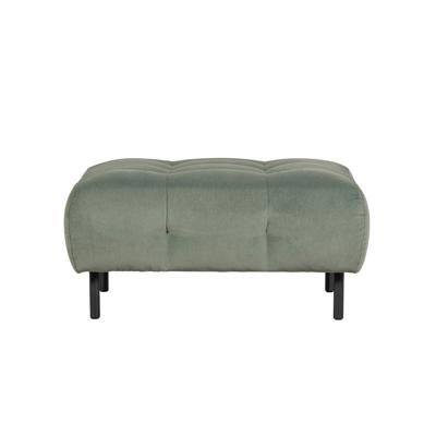 WOOOD Hocker 'Lloyd' Velvet, kleur Waterplant