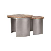 LABEL51 Salontafel 'Bunch', Set van 2, kleur Grijs - thumbnail