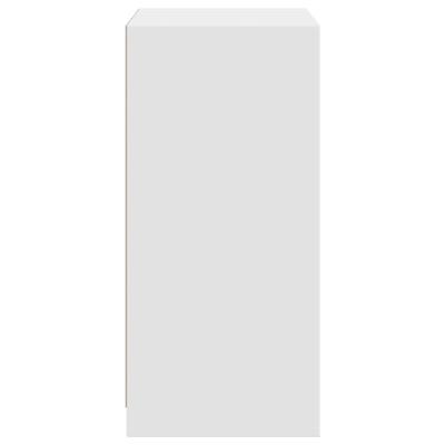 Kledingkast 48x41x102 cm bewerkt hout wit