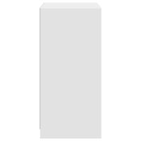 Kledingkast 48x41x102 cm bewerkt hout wit - thumbnail