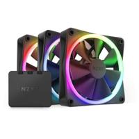 NZXT F120 RGB - 120mm RGB Fans - Triple - Black - thumbnail
