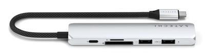 Satechi USB-C 6-in-1 Slim multiport adapter (4K) - Silver