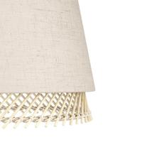 Eglo TafellampTabley linnen met rotan - 43977 - thumbnail