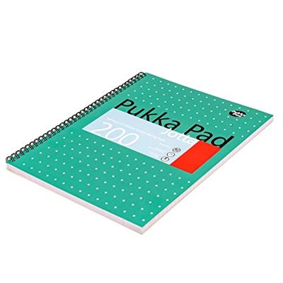 Collegeblok pukka jotta a4 lijn 4-g 200pag 80gr gn Collegeblok pukka jotta a4 lijn 4-g 200pag 80gr gn