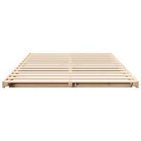 Bedframe Bruin 135 x 190 cm Massief grenenhout - thumbnail