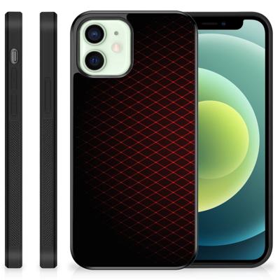 iPhone 12 Mini Bumper Case Geruit Rood