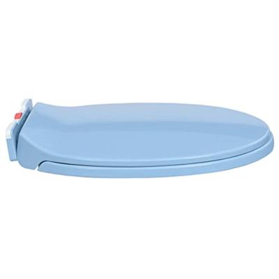 VidaXL Toiletbril soft-close en quick-release ovaal blauw