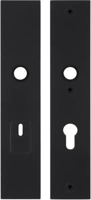 Formani Square LSQSM-50KT massieve veiligheidsschilden met kerntrekbeveiliging kruk/kruk SKG*** PC92 - mat zwart