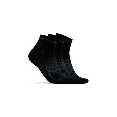 Craft 1910637 Core Dry Mid Sock 3-Pack - Black - 34/36 Craft 1910637 Core Dry Mid Sock 3-Pack - Black - 34/36
