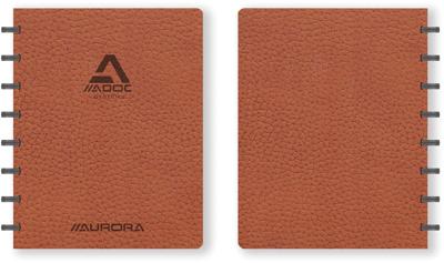 Adoc Business schrift, ft A5, 144 bladzijden, geruit 5 mm, bruin