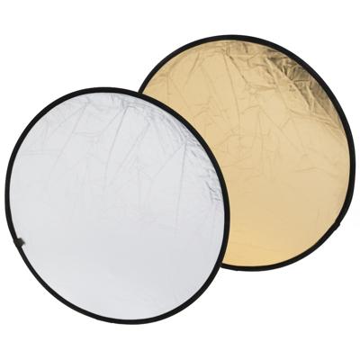 BRESSER BR-TR5 Reflectiescherm goud/zilver 80cm rond