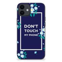 iPhone 12 Pro | 12 (6.1") | TPU Hoesje | Flowers Blue DTMP - thumbnail