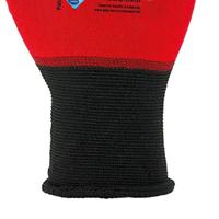 Asatex Handschoen | maat 10 rood/zwart | 98 % polyamide/2 % elastan met nitrilmic | EN 388 EN 407 PSA-categorie II | 12 paar - CONDOR-T/10 CONDOR-T/10 - thumbnail