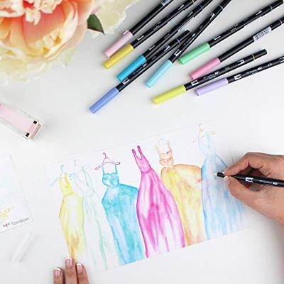Tombow • brush pen abt dual brush pen 6x gray colors
