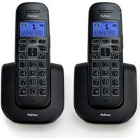 Profoon PDX-2808 DUO telefoon DECT-telefoon Nummerherkenning Zwart - thumbnail