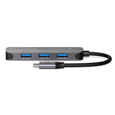 Nedis USB-Hub | 1x USB-C | 4x USB A Female | 4-Poorts poort(en) | USB 3.2 Gen 1 | USB Gevoed | 5 Gbps - CCGB64220GY01