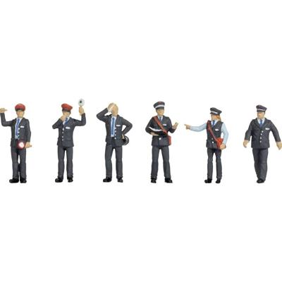NOCH 15260 H0 Spoorwegpersoneel Zwitserland figuren Geverfd, Staand