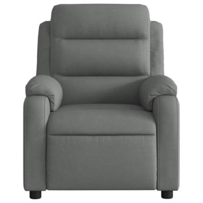 Fauteuil verstelbaar stof donkergrijs