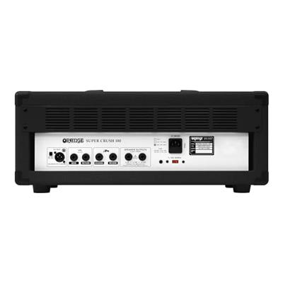 Orange SC100H Super Crush 100 Watt Head Black gitaarversterker top Orange SC100H Super Crush 100 Watt Head Black gitaarversterker top