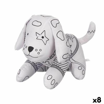 Knuffel om in te kleuren Pincello Wit Zwart Stof 13 x 14 x 20 cm Hond (8 Stuks) Knuffel om in te kleuren Pincello Wit Zwart Stof 13 x 14 x 20 cm Hond (8 Stuks)