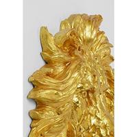 Kare Wanddecoratie Lion Head Gold 90x100cm - thumbnail