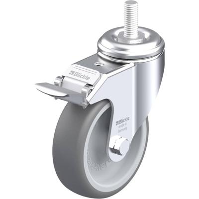 Blickle LKRA-TPA 101G-FI-GS12 Zwenkwiel met rem Wieldiameter: 100 mm Draagvermogen (max.): 110 kg 1 stuk(s)