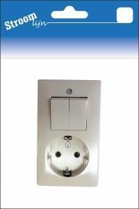 Stroomlijn Opbouw combinatie RA PEHA serie creme 6663220 Stroomlijn Opbouw combinatie RA PEHA serie creme 6663220