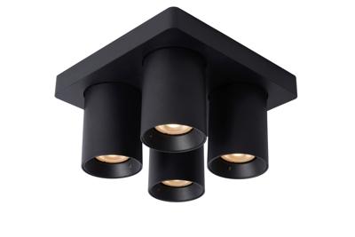 Lucide NIGEL - Plafondspot - LED Dim to warm - GU10 - 4x5W 2200K/3000K - Wit Lucide NIGEL - Plafondspot - LED Dim to warm - GU10 - 4x5W 2200K/3000K - Wit