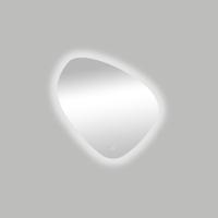 Best Design Spiegel Ballon Asymmetrisch 60x60 cm Met LED Verlichting Rondom en One-Touch Bediening - thumbnail