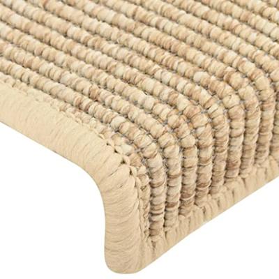 Trapmatten zelfklevend 15 st sisal-look 65x21x4 cm lichtbeige - thumbnail