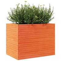 Plantenbak 90x60x68,5 cm massief grenenhout wasbruin - thumbnail