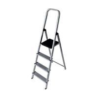 Opvouwbare ladder met 4 tredes EDM Aluminium (43 x 10,5 x 149 cm) - thumbnail