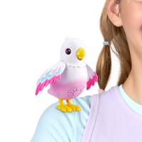 Interactieve vogel - PETS ALIVE - Polly Magic Bird - Reageert op aanraking - Zingt en beweegt - Vanaf 3 jaar - thumbnail