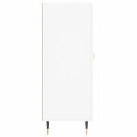 Dressoir 69,5x34x90 cm bewerkt hout wit - thumbnail