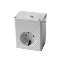 Contactdoos Sanicare Opbouw Met Schakelaar Wit Sanicare - thumbnail