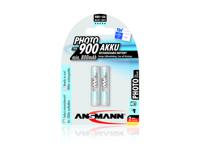 ANSMANN MaxE Micro AAA Tipo 900mAh Photo Batteria Ricaricabile ad Alta Capacità 2x Micro AAA HR03 - thumbnail