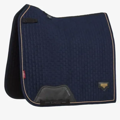 LeMieux Zadeldek Puissance Suede donkerblauw maat:dr cob