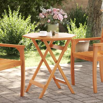 Tuintafel inklapbaar 70x75 cm massief acaciahout Tuintafel inklapbaar 70x75 cm massief acaciahout