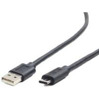 Gembird USB-A/USB-C, 1m USB-kabel USB 2.0 USB A USB C Zwart - thumbnail