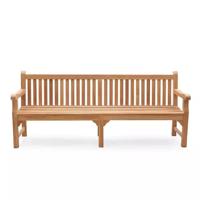 Teak bank Pini 240 cm Buitengewoon de Boet - Buitengewoon de boet - thumbnail