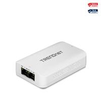 TRENDnet TPE-E200 2-Port Gigabit PoE++ Extender, 1 x Gigabit PoE+-ingang, 2 x Gigabit PoE-uitgang, verlengt 100 m tot 200 m (656 ft), Daisy Chain 4 eenheden tot 500 m (1640 ft) - thumbnail