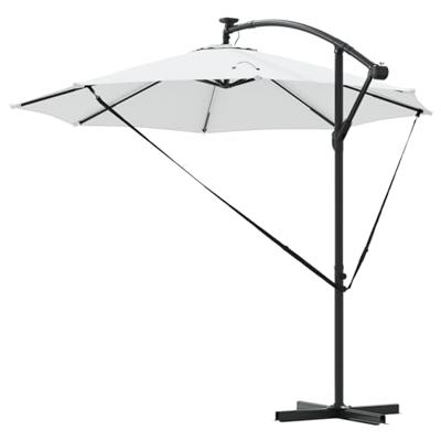 Cantilever Banana Parasol met slot Zand 294 x 294 x 248 cm Cantilever Banana Parasol met slot Zand 294 x 294 x 248 cm