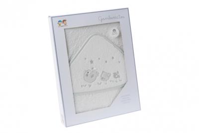 Gamberritos badcape Vogeltjes 100 x 100 cm katoen