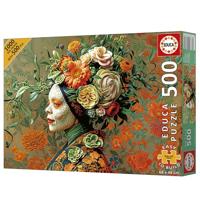 Puzzel - EDUCA - Koningin Hagedis - 500 stukjes - Dieren - 68 x 48 cm - vanaf 10 jaar - thumbnail