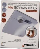 Korona Pia Keukenweegschaal Digitaal Weegbereik (max.)=5 kg Wit 230 x 190 x 20 - thumbnail