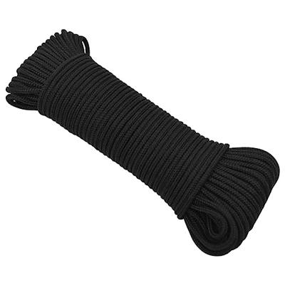 VidaXL Boottouw 4 mm 100 m polypropeen zwart VidaXL Boottouw 4 mm 100 m polypropeen zwart