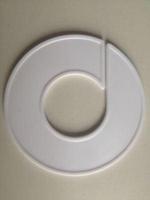 Maatring 9 cm wit onbedrukt blanko - thumbnail